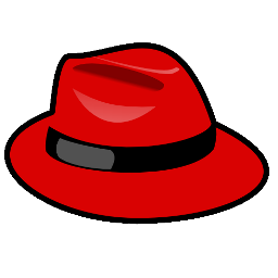 Icône système rouge linux distribution exploitation redhat chapeau à télécharger gratuitement